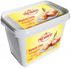 Крем-сир 24,5% Президент Класичний, 1 кг