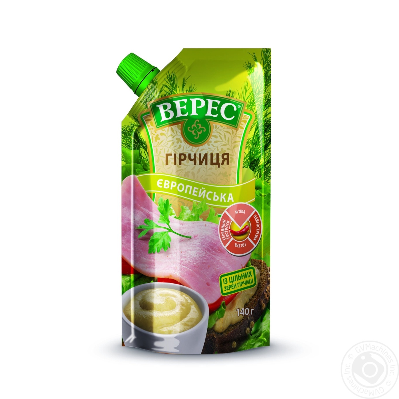 Верес гірчиця `Європейська` (дой-пак) 140г