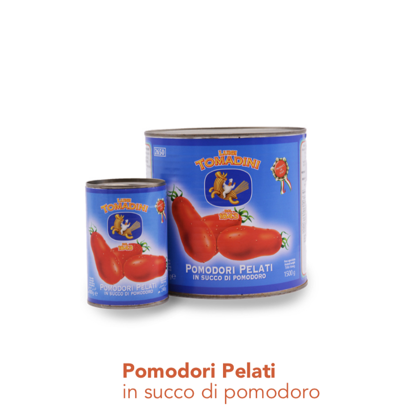 Очищені помідори Pelati/Peeled tomatoes 2.5 кг.