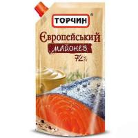 Торчин майонез європейський 580г.