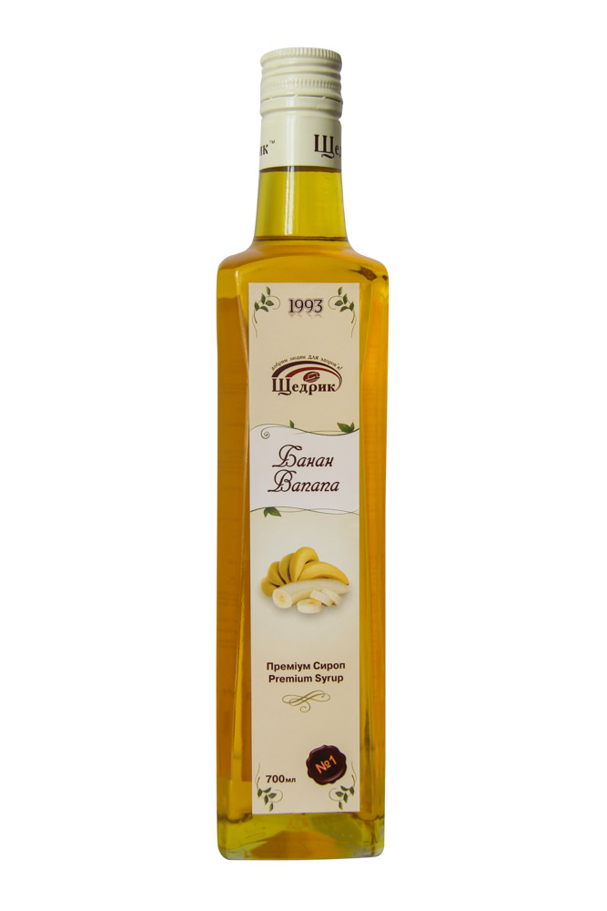 Щедрик сироп банан 700 мл