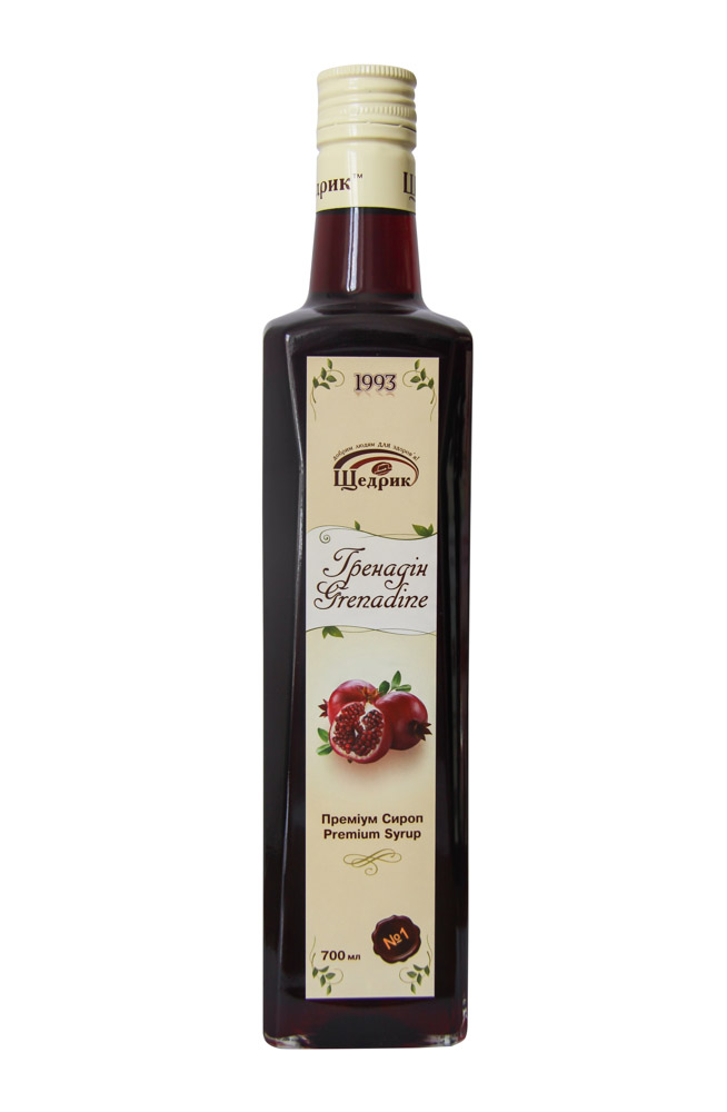 Щедрик сироп гренадін 700 мл