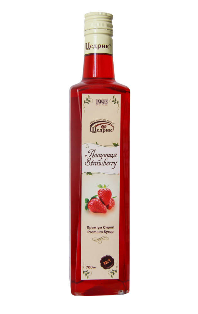 Щедрик сироп полуниця 700 мл